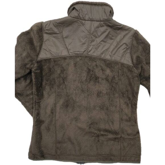 Nike Fleece Jacket Women's Small Brown Soft ACG Sherpa Fleece Zip Up Retro Y2K - Picture 4 of 8